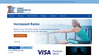 First Minnesota Bank - Personal & Business Banking, Loans, Mortgages