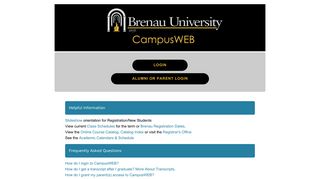 CampusWEB - Brenau University