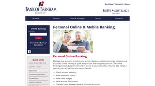 Bank of Brenham > Personal > Online & Mobile