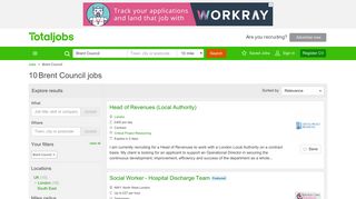 Brent Council Jobs, Vacancies & Careers - totaljobs
