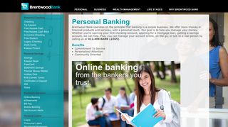 Personal Banking | Brentwood Bank | Bethel Park, South Hills ...