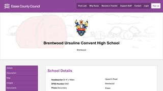 Brentwood Ursuline Convent High School, Brentwood