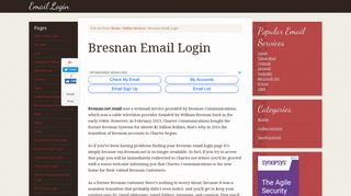 Bresnan Email Login