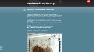 Mediacom online message center login - stinwheelsmiddrap20's soup