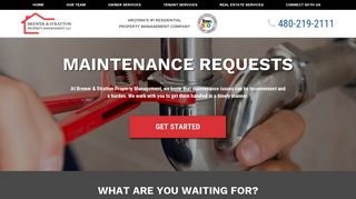 Submit a Maintenance Request - Brewer & Stratton Tenant Tools
