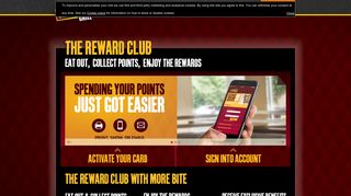 Beefeater's Reward Club