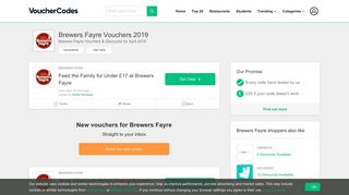 Brewers Fayre Voucher Code | February 2019 | Tested and Working
