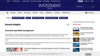 The latest brewin-dolphin news for investment advisers and wealth ...