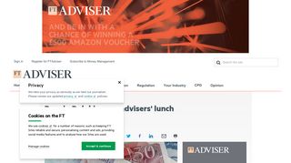 Brewin Dolphin eyes advisers' lunch with rival services - FTAdviser.com