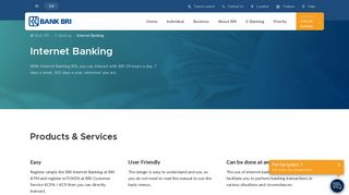 Internet Banking - Bank BRI