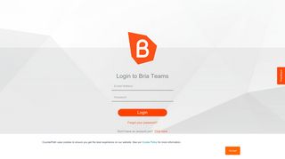 Log In | Bria Teams