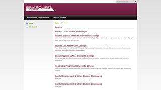 Briarcliffe - Site Search - Briarcliffe College