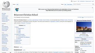 Briarcrest Christian School - Wikipedia