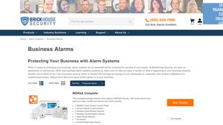 Commercial, Office, & Business Alarm Systems | BrickHouse Security