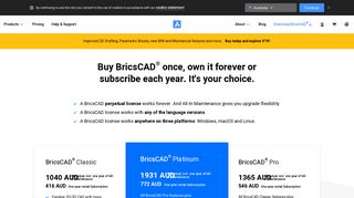 BricsCAD: 2D & 3D CAD software with industry leading support - Bricsys