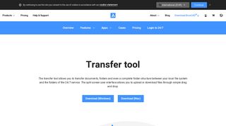 Transfer tool - Bricsys 24/7