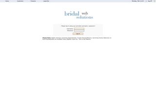 Login - Bridal Web Solutions