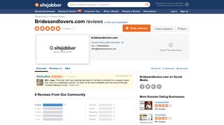 Bridesandlovers.com Reviews - 6 Reviews of Bridesandlovers.com ...