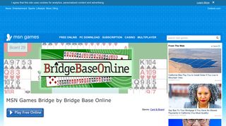 MSN Games Bridge by Bridge Base Online - MSN Games - Free ...