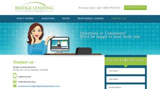 Contact us - Bridge Lending Solutions