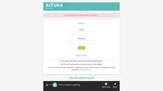 Altura Learning Online - Engage. Inform. Inspire.
