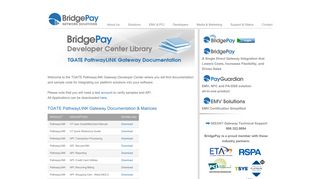 TGATE PathwayLINK Gateway - BridgePay: The Future of Payments