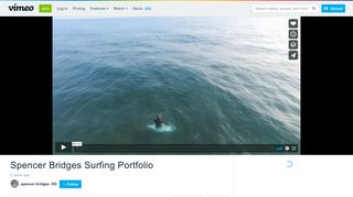 Spencer Bridges Surfing Portfolio on Vimeo