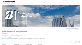 Bridgestone Americas Career Opportunities - iCIMS