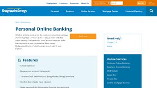 Personal Online Banking | Bridgewater Savings Bank MA