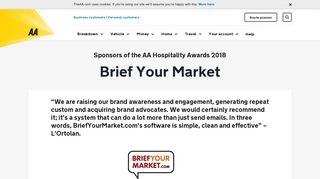 Our sponsors: Brief Your Market | AA