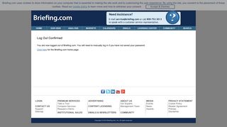 LogOut - Briefing.com