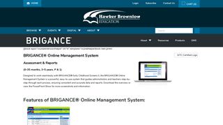Brigance Online Management System - Hawker Brownlow Education