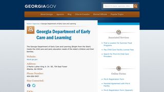 Georgia Department of Early Care and Learning | Georgia.gov