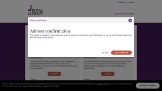 Login / Register - Royal London for advisers