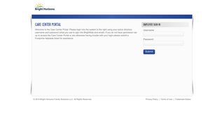 Login - Back-Up Care Center - Bright Horizons