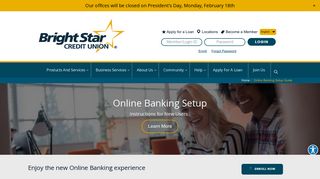 Online Banking Setup Guide - BrightStar Credit Union