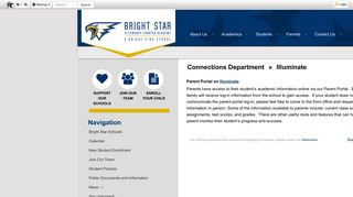 Illuminate • Page - Bright Star Secondary Charter ... - Bright Star Schools