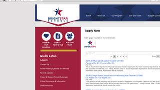 Apply Now • Page - Bright Star Schools