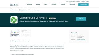 BrightGauge Software App Integration with Zendesk Support