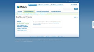 Brighthouse Life Insurance Company - MetLife