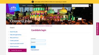 Candidate login | Brighton & Hove City Council