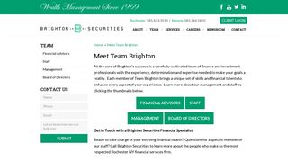 Meet Team Brighton | Brighton Securities