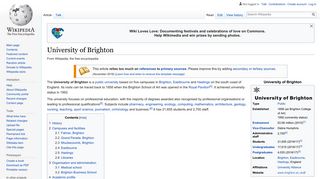 University of Brighton - Wikipedia