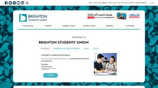 Login - Brighton Students' Union
