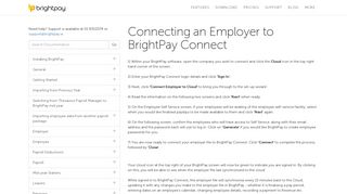 Connecting an Employer to BrightPay Connect - BrightPay ...