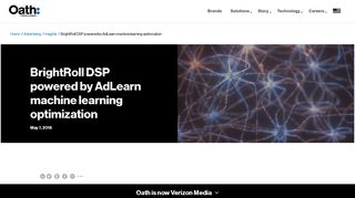 BrightRoll DSP powered by AdLearn machine learning optimization