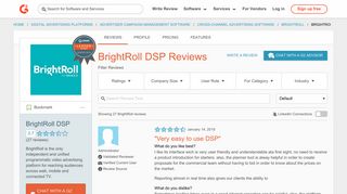BrightRoll DSP Reviews 2019 | G2 Crowd