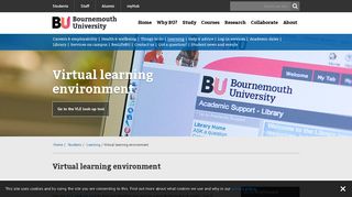 Virtual learning environment | Bournemouth University