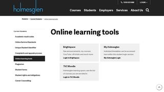 Online learning tools | Melbourne TAFE Courses ... - Holmesglen