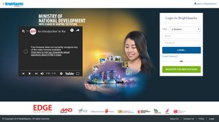 BrightSparks Singapore Scholarships - Login